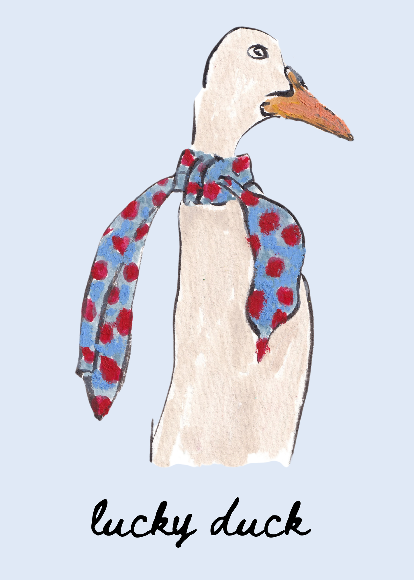 Lucky Duck Greeting Card