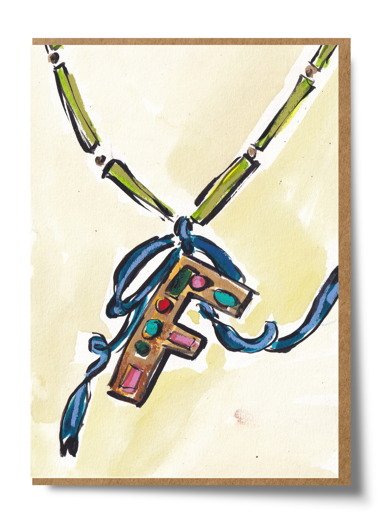 'F' Necklace
