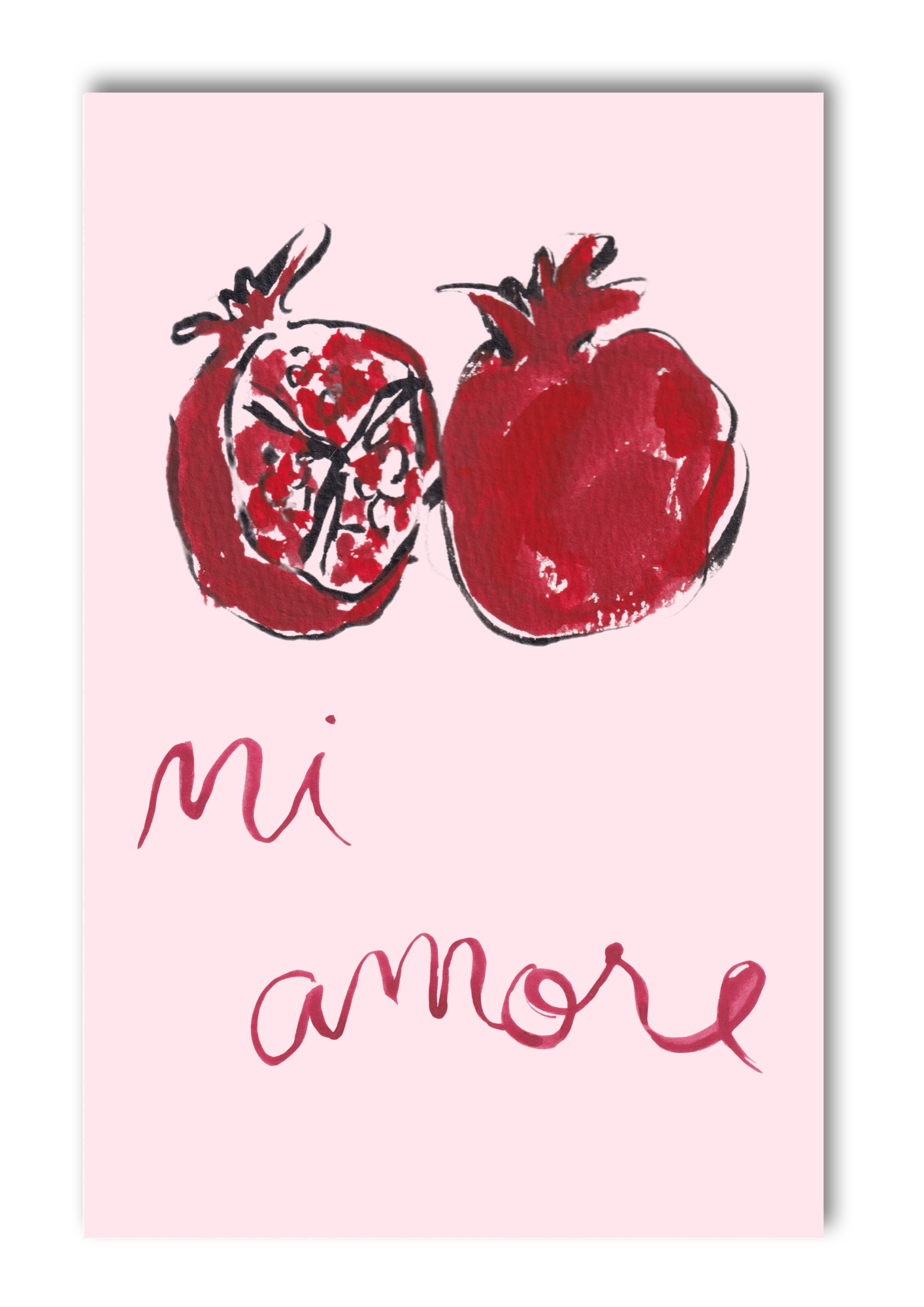 Mi Amore Greeting Cards