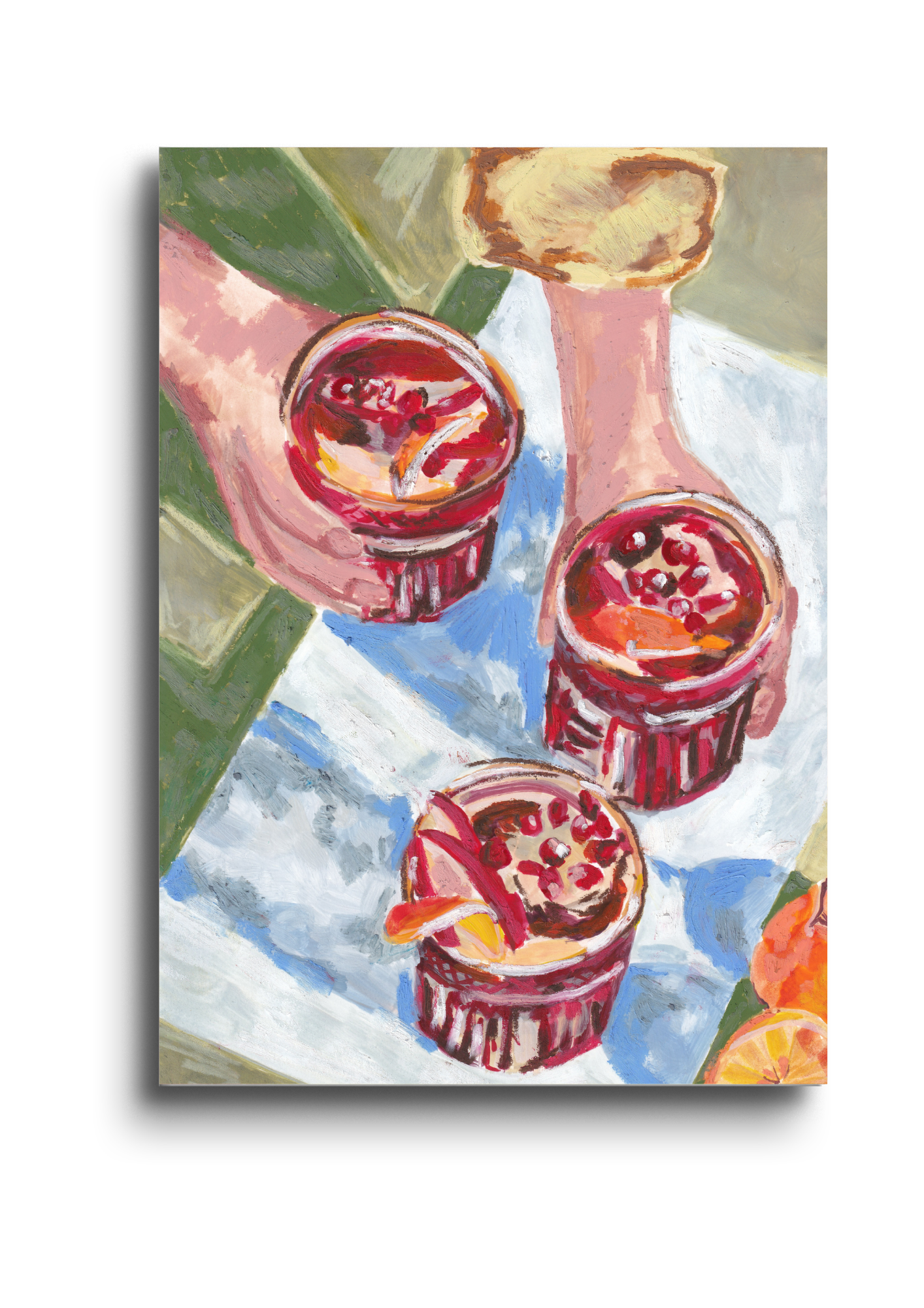 Drinks with Friends A3 Art Print