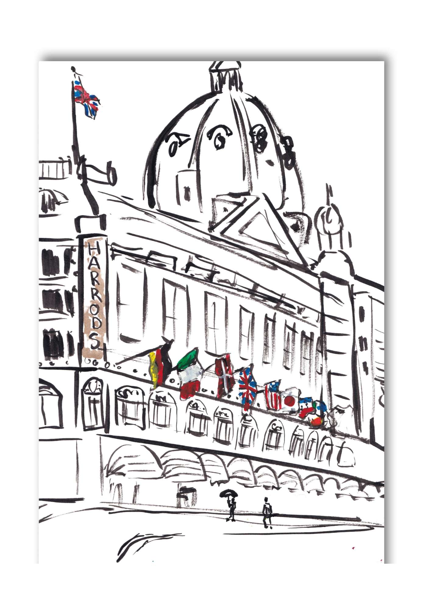 Harrods Greeting Card