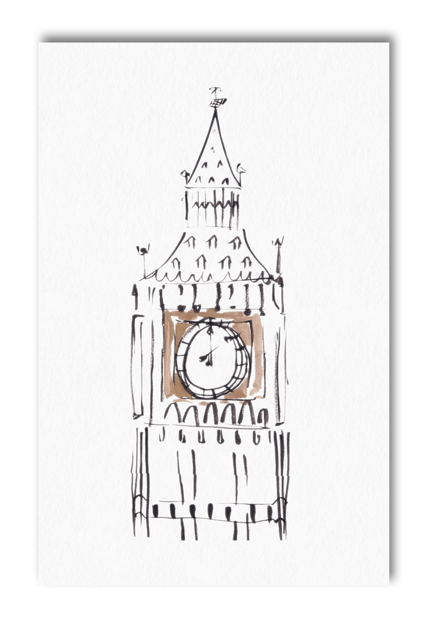 Big Ben Greeting Card