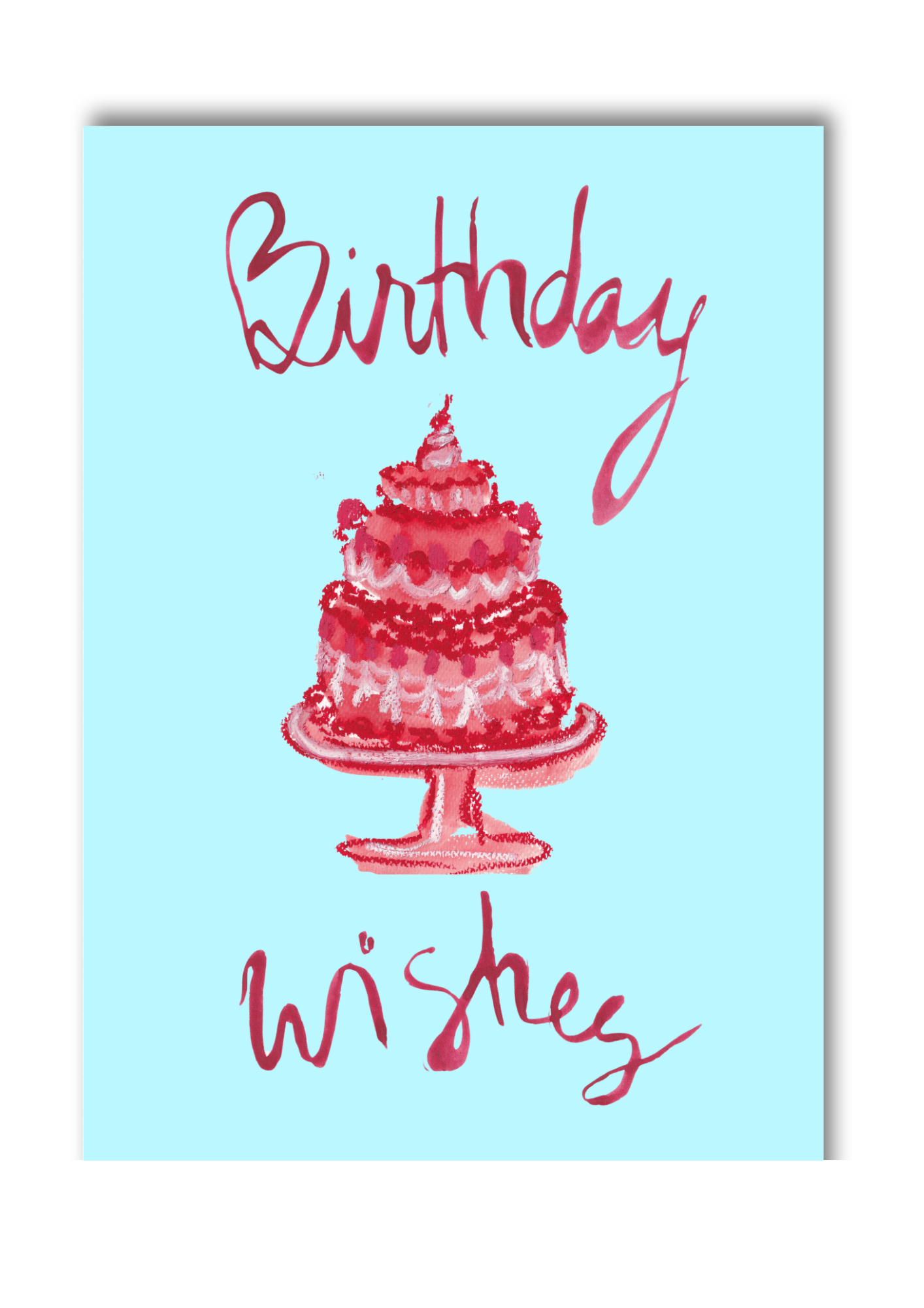 Birthday Wishes Greeting Card