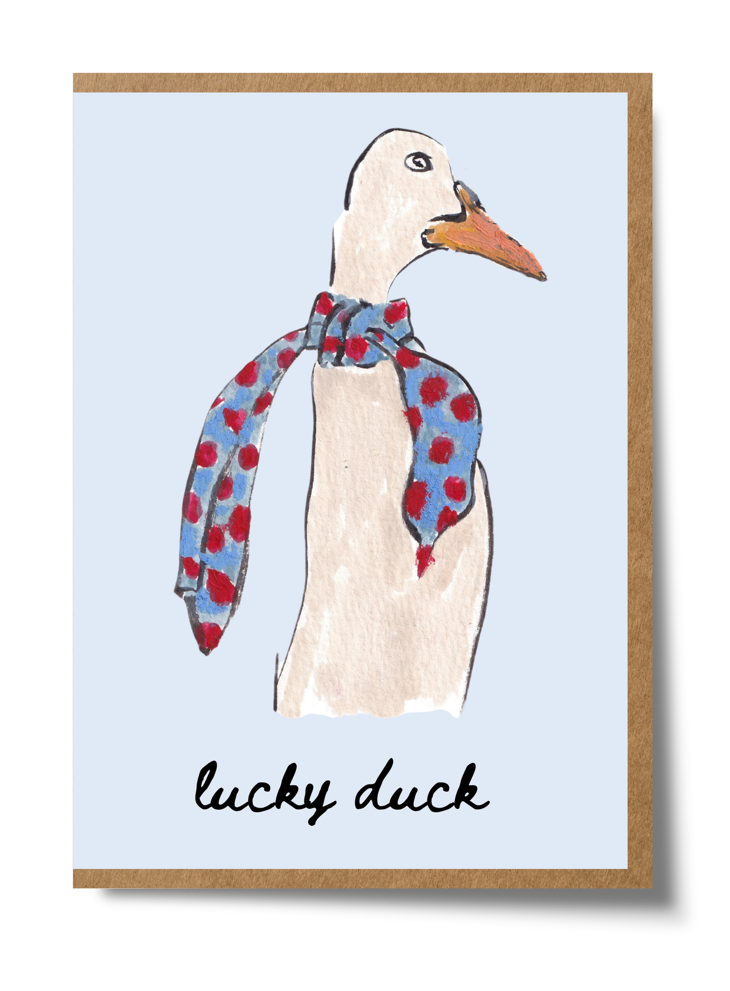 Lucky Duck Greeting Card