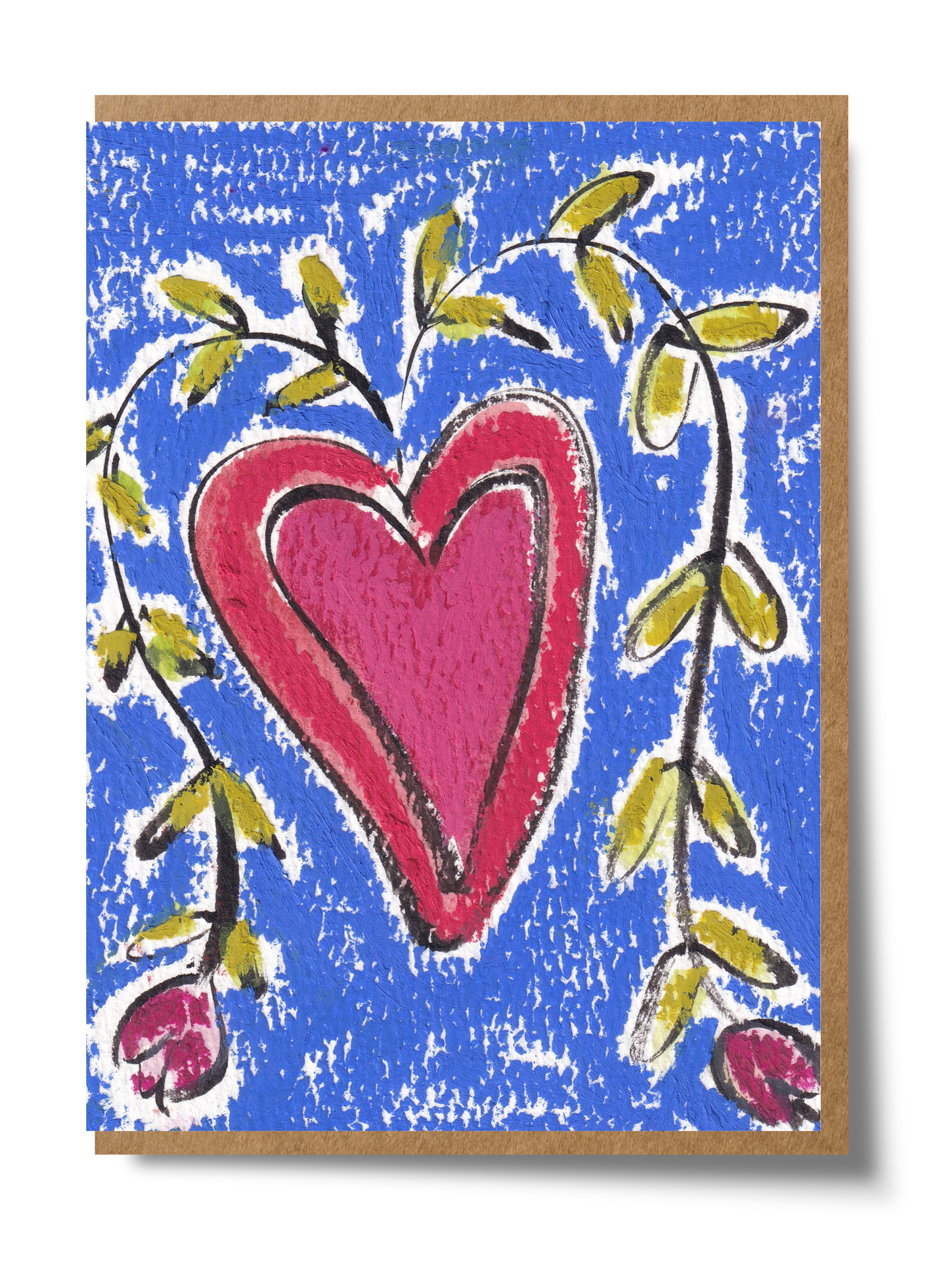 Heart with Ivy Greeting Card