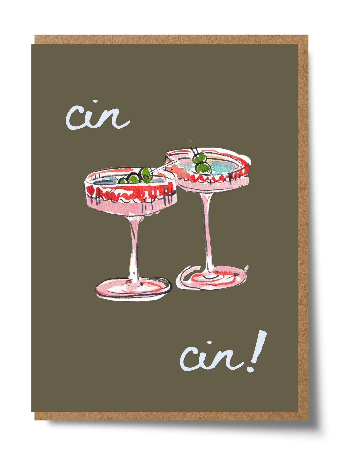 Cin Cin Greeting Card