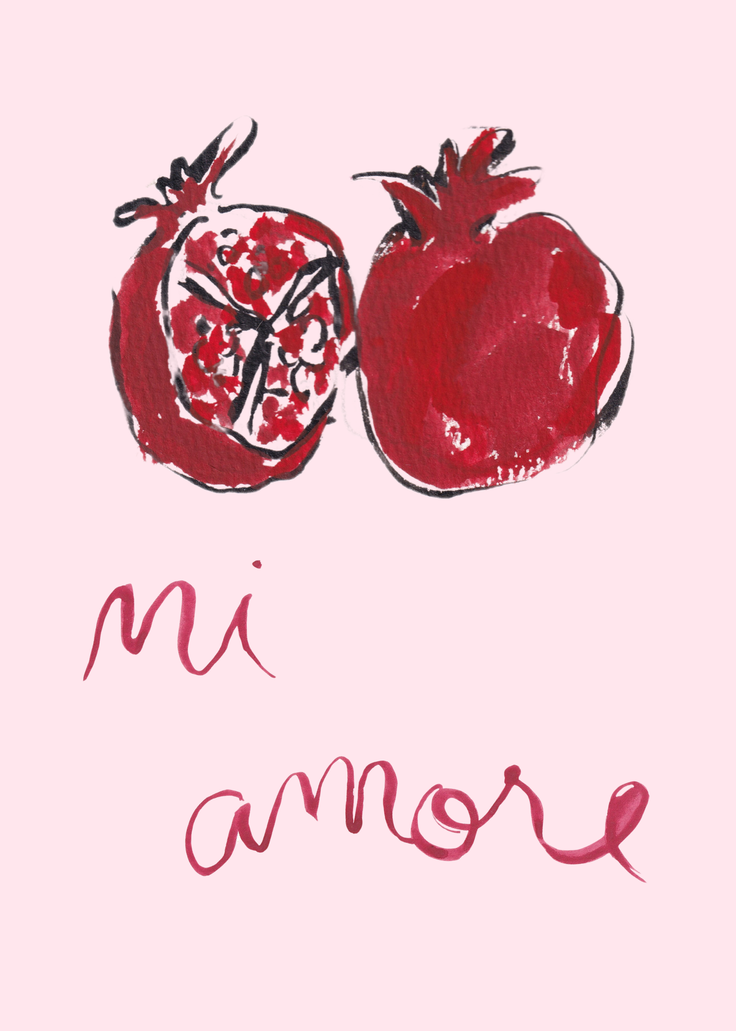 Mi Amore Greeting Cards