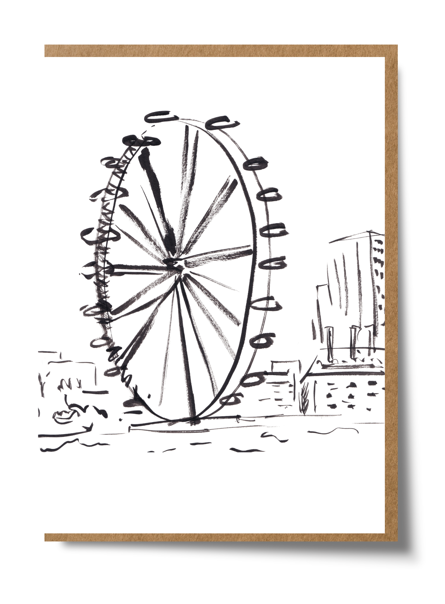 London Eye Greeting Card
