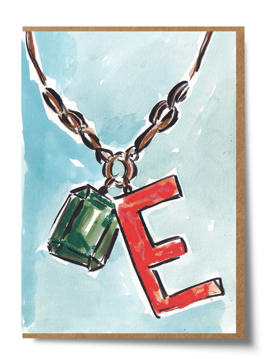 'E' Necklace
