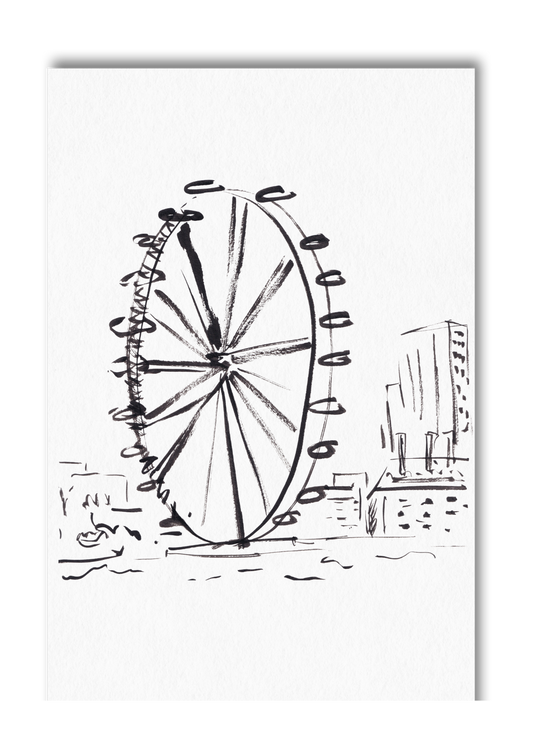 London Eye Greeting Card